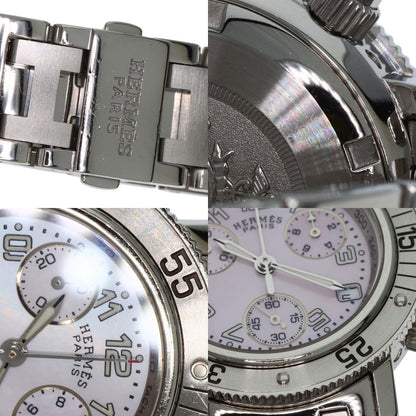 HERMES Clipper Diver Chronograph New Buckle Watches CL2.310 Stainless Steel/Stainless Steel mens