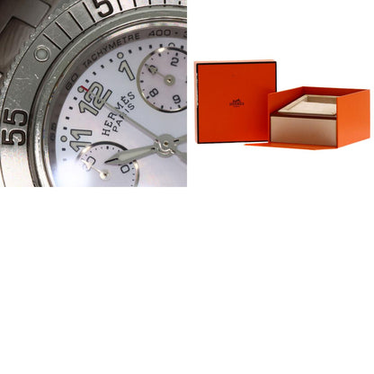 HERMES Clipper Diver Chronograph New Buckle Watches CL2.310 Stainless Steel/Stainless Steel mens