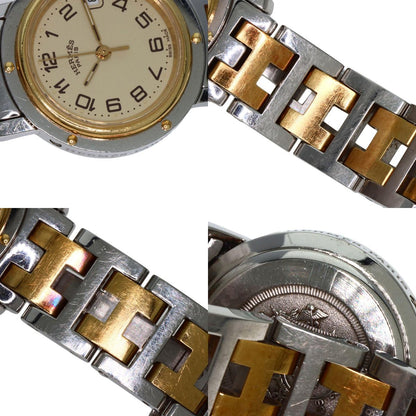 HERMES Clipper Watches CL4.220 Stainless Steel/SSxGP Ladies
