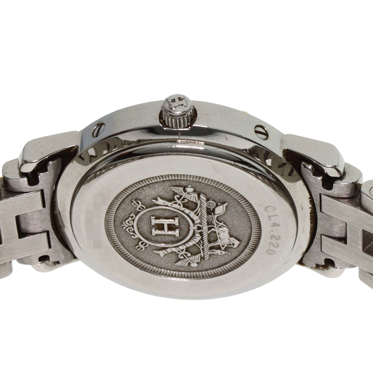 HERMES Clipper Watches CL4.220 Stainless Steel/SSxGP Ladies