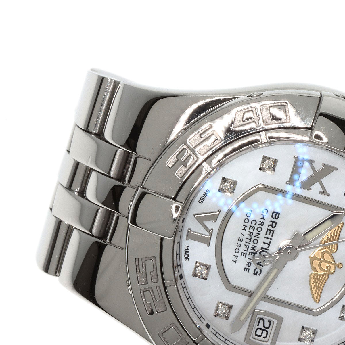 BREITLING Galactic Watches A71340 Stainless Steel/Stainless Steel Ladies