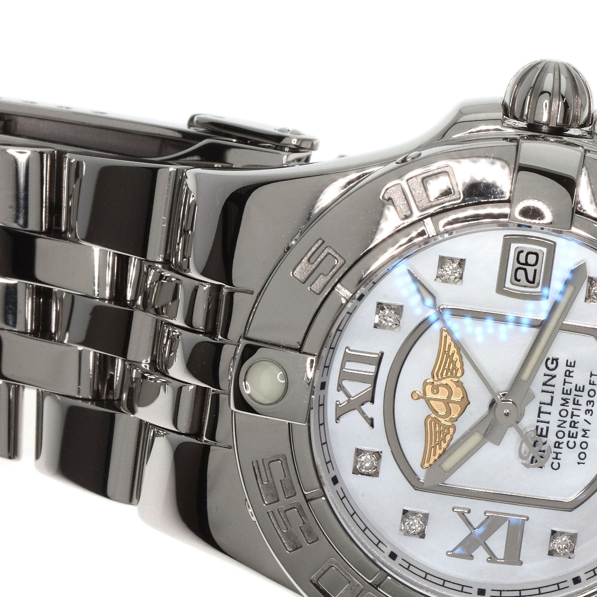 BREITLING Galactic Watches A71340 Stainless Steel/Stainless Steel Ladies