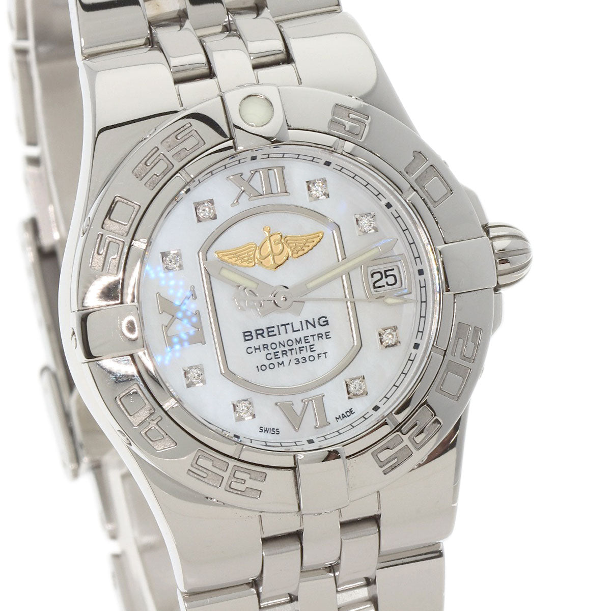 BREITLING Galactic Watches A71340 Stainless Steel/Stainless Steel Ladies