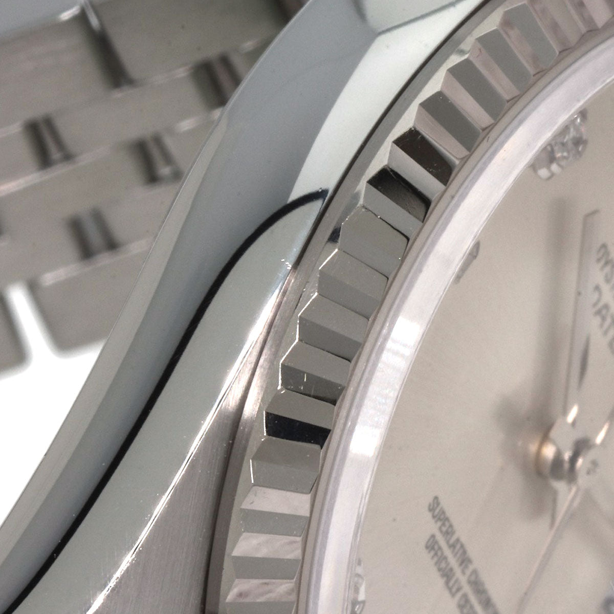 ROLEX DATEJUST 10P Diamond Watches 16234G Stainless Steel/Stainless Steel mens