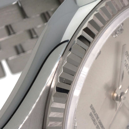 ROLEX DATEJUST 10P Diamond Watches 16234G Stainless Steel/Stainless Steel mens