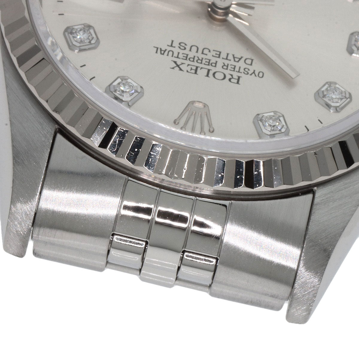 ROLEX DATEJUST 10P Diamond Watches 16234G Stainless Steel/Stainless Steel mens