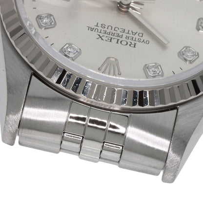 ROLEX DATEJUST 10P Diamond Watches 16234G Stainless Steel/Stainless Steel mens