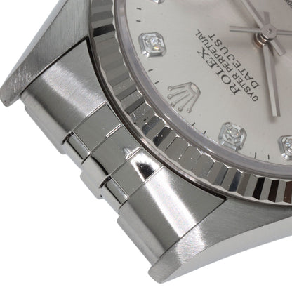 ROLEX DATEJUST 10P Diamond Watches 16234G Stainless Steel/Stainless Steel mens