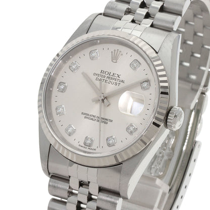 ROLEX DATEJUST 10P Diamond Watches 16234G Stainless Steel/Stainless Steel mens