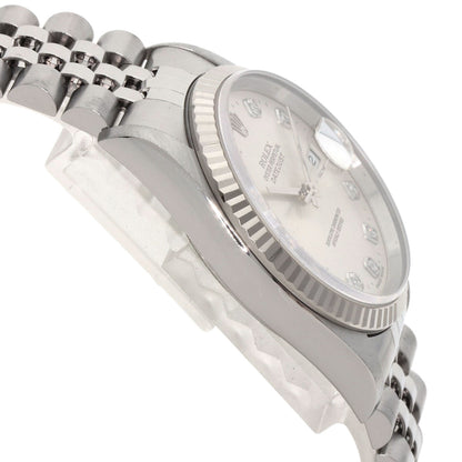 ROLEX DATEJUST 10P Diamond Watches 16234G Stainless Steel/Stainless Steel mens