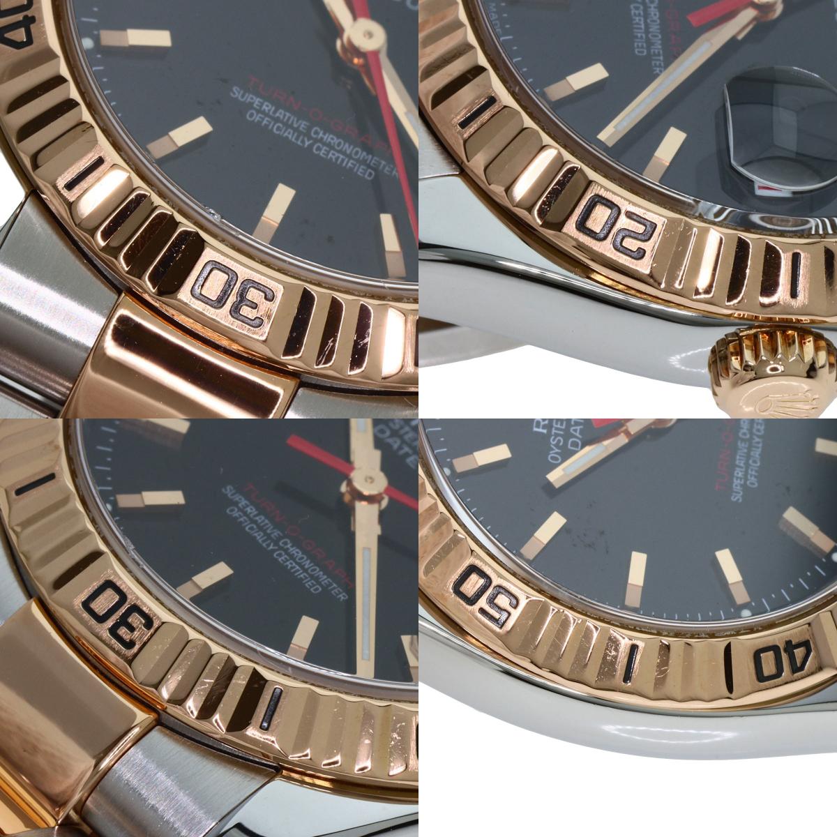 ROLEX Datejust Turn-O-Graph Watches 116261 Stainless Steel/SSxK18PG mens