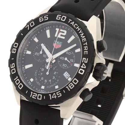 TAG HEUER FORMULA1 chronograph Watches CAZ1010 Stainless Steel/Rubber mens