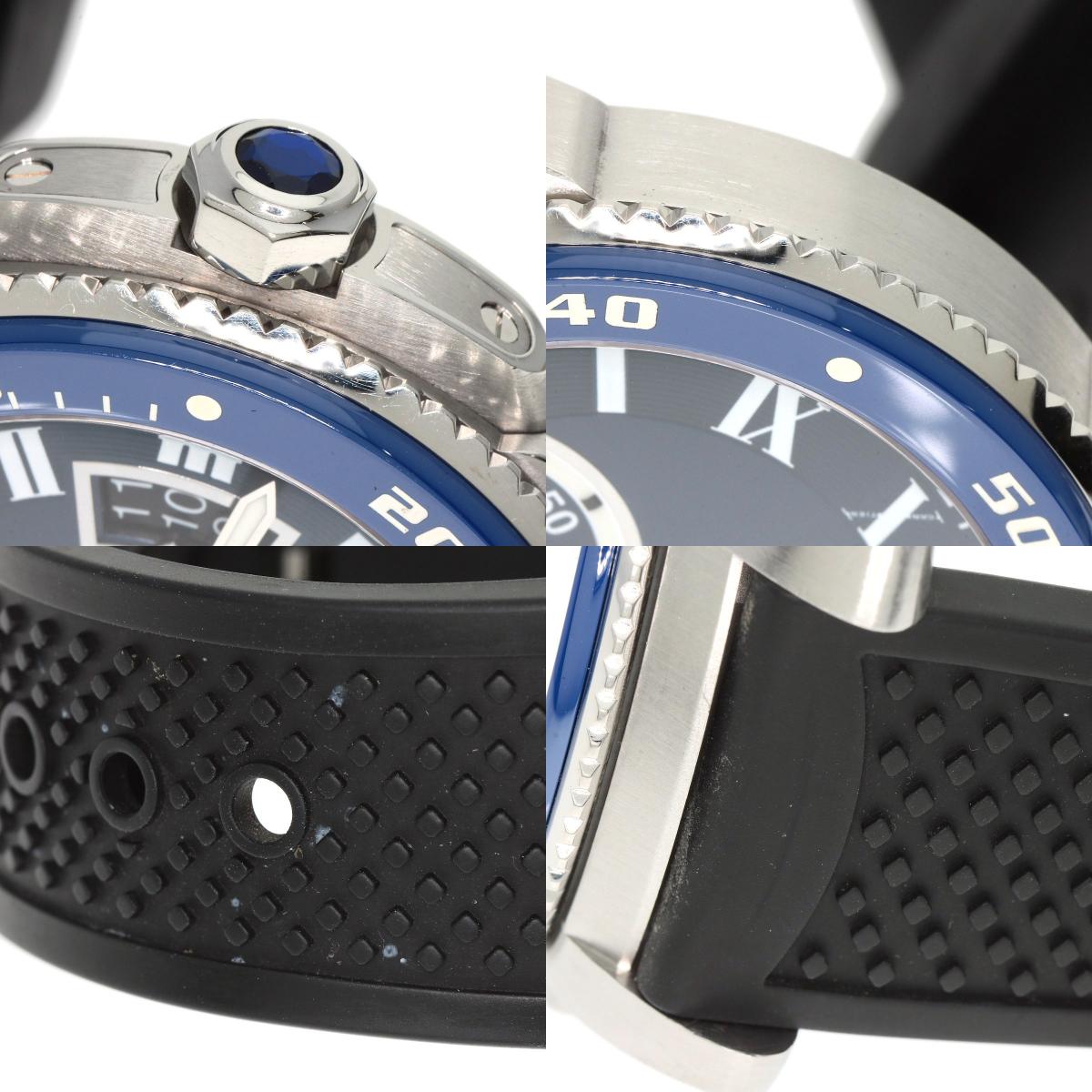 CARTIER Calibur de Cartier diver Watches WSCA0010 Stainless Steel/Rubber mens