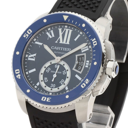 CARTIER Calibur de Cartier diver Watches WSCA0010 Stainless Steel/Rubber mens