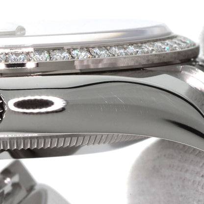 ROLEX DATEJUST 10P Diamond Watches 116244G Stainless Steel/Stainless Steel mens