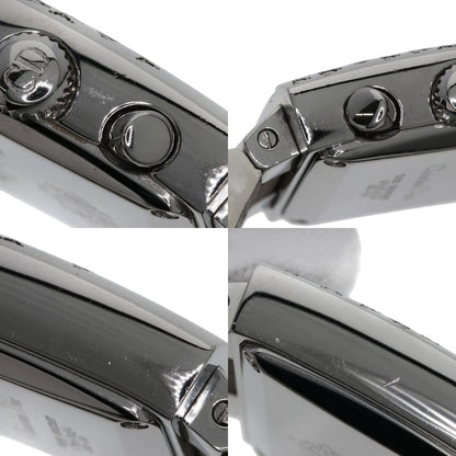 CHRISTIAN DIOR Riva Diamond Bezel Watches D81-101 Stainless Steel/Leather Ladies