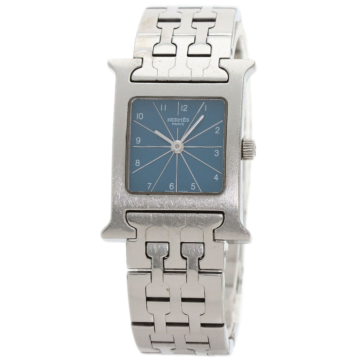 HERMES H Watch Blue Gene Watches HH1.210 Stainless Steel/Stainless Steel Ladies