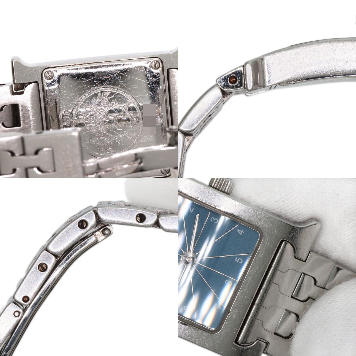 HERMES H Watch Blue Gene Watches HH1.210 Stainless Steel/Stainless Steel Ladies