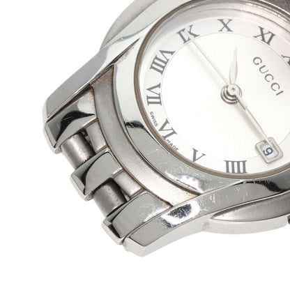 GUCCI Round face Watches 5500L Stainless Steel/Stainless Steel Ladies
