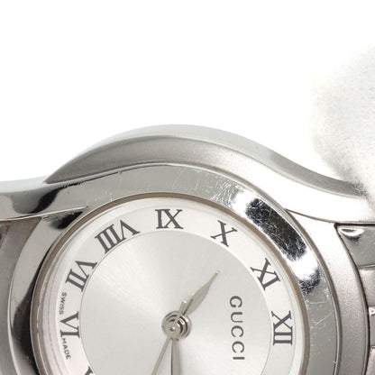 GUCCI Round face Watches 5500L Stainless Steel/Stainless Steel Ladies