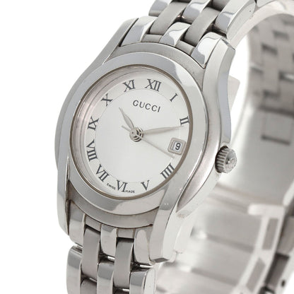 GUCCI Round face Watches 5500L Stainless Steel/Stainless Steel Ladies