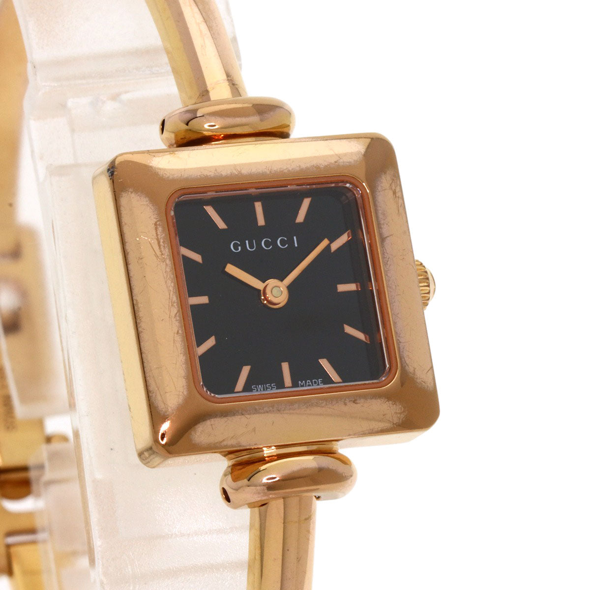 GUCCI Square face Watches 1900L PGP/PGP Ladies