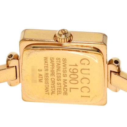 GUCCI Square face Watches 1900L PGP/PGP Ladies