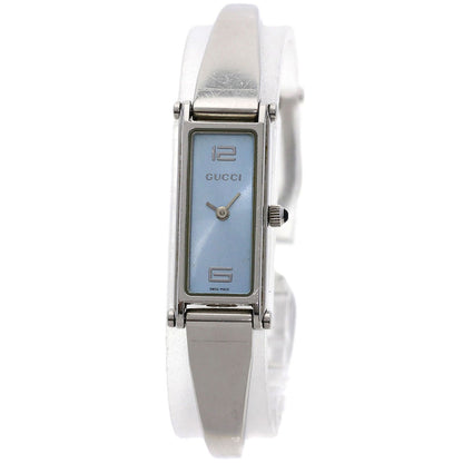 GUCCI Square face Watches 1500L Stainless Steel/Stainless Steel Ladies