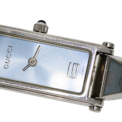 GUCCI Square face Watches 1500L Stainless Steel/Stainless Steel Ladies