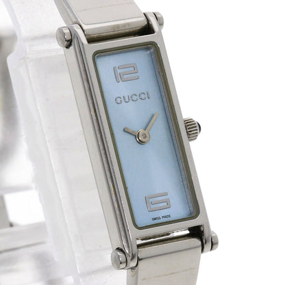 GUCCI Square face Watches 1500L Stainless Steel/Stainless Steel Ladies