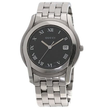 GUCCI Round face Watches 5500M Stainless Steel/Stainless Steel mens