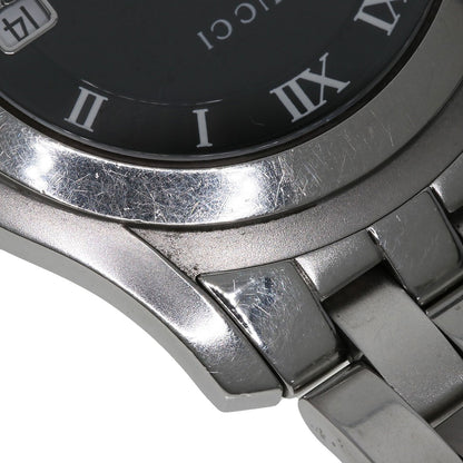 GUCCI Round face Watches 5500M Stainless Steel/Stainless Steel mens