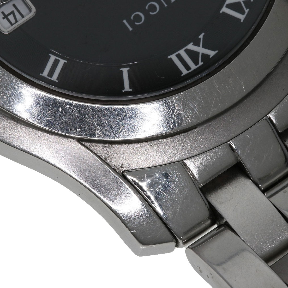 GUCCI Round face Watches 5500M Stainless Steel/Stainless Steel mens