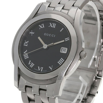 GUCCI Round face Watches 5500M Stainless Steel/Stainless Steel mens
