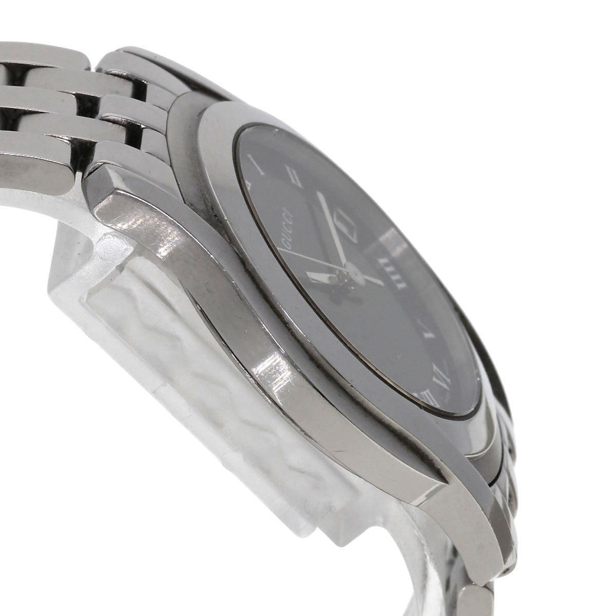 GUCCI Round face Watches 5500M Stainless Steel/Stainless Steel mens