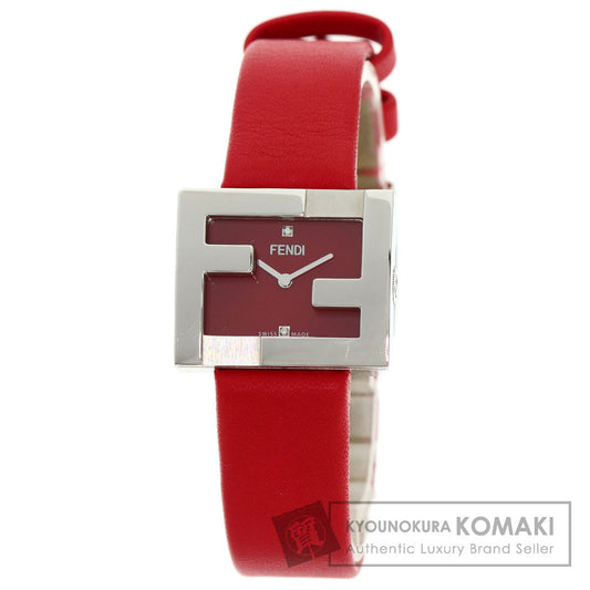 FENDI Fendi Mania Watches F100101901 Stainless Steel/Leather Ladies