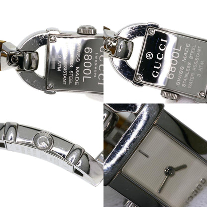 GUCCI Bamboo Watches 6800L Stainless Steel/Bamboo Ladies