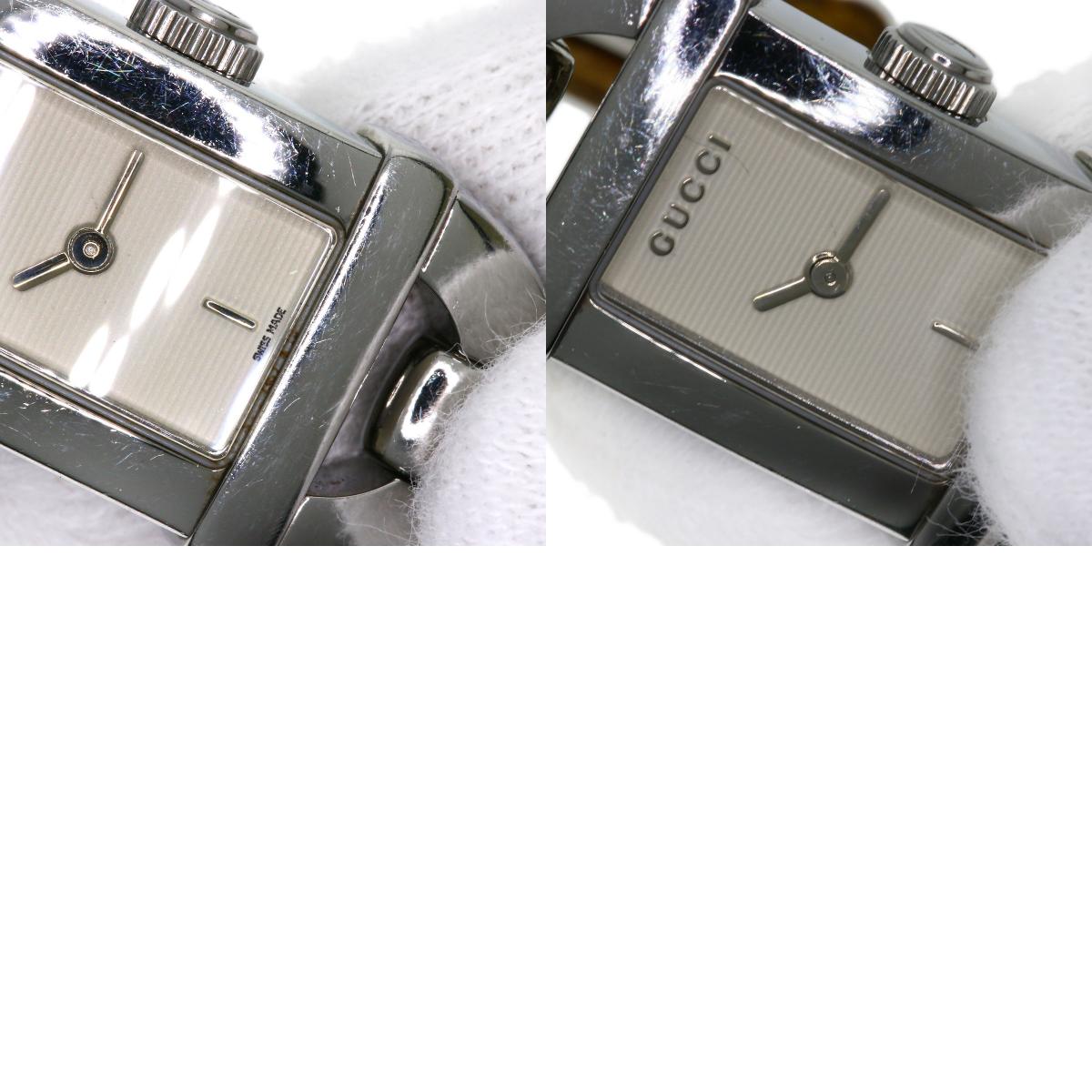 GUCCI Bamboo Watches 6800L Stainless Steel/Bamboo Ladies