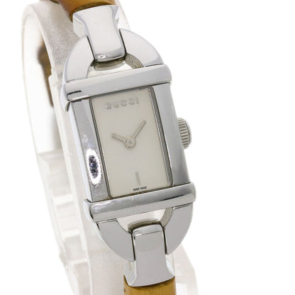 GUCCI Bamboo Watches 6800L Stainless Steel/Bamboo Ladies