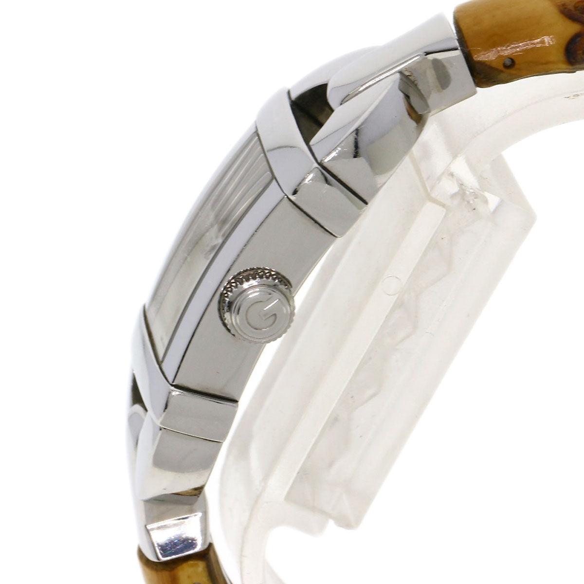 GUCCI Bamboo Watches 6800L Stainless Steel/Bamboo Ladies
