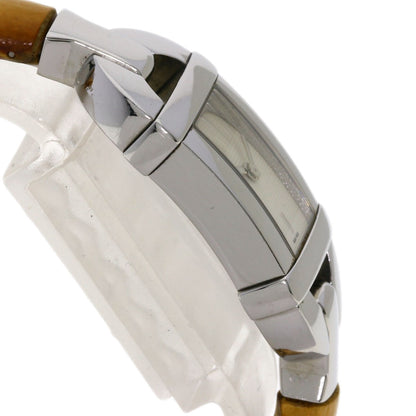 GUCCI Bamboo Watches 6800L Stainless Steel/Bamboo Ladies