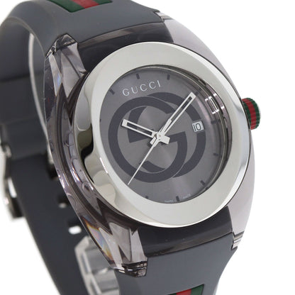 GUCCI Sink sherry line Watches 137.1 Stainless Steel/Rubber mens