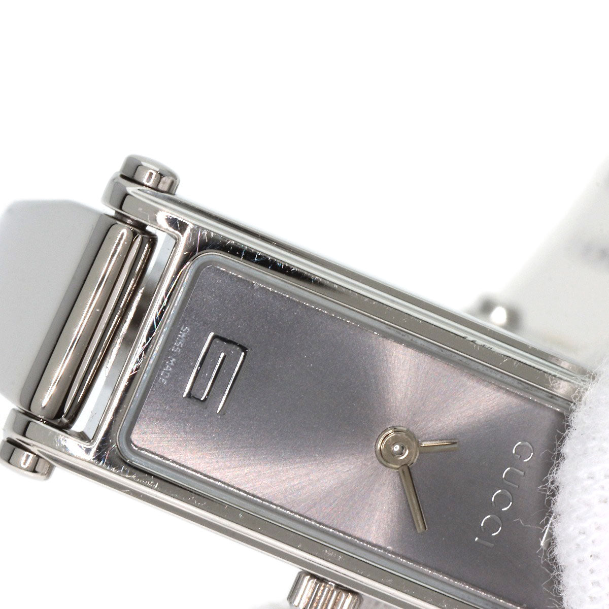 GUCCI Square face Watches 1500L Stainless Steel/Stainless Steel Ladies