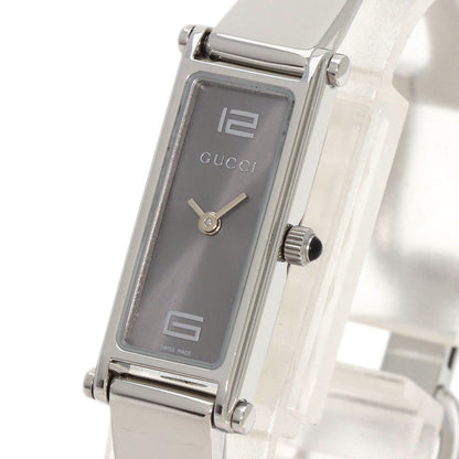 GUCCI Square face Watches 1500L Stainless Steel/Stainless Steel Ladies