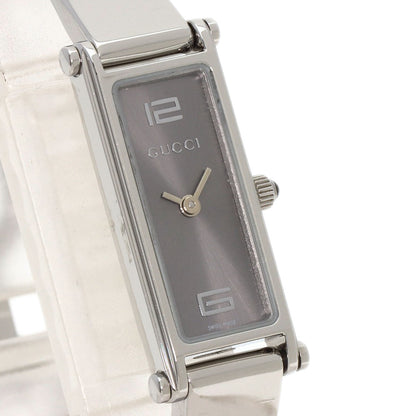 GUCCI Square face Watches 1500L Stainless Steel/Stainless Steel Ladies