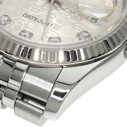 ROLEX DATEJUST 10P Diamond Watches 116234G Stainless Steel/Stainless Steel mens