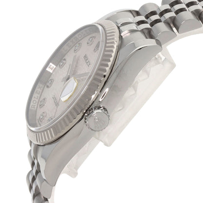 ROLEX DATEJUST 10P Diamond Watches 116234G Stainless Steel/Stainless Steel mens