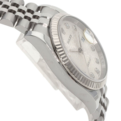 ROLEX DATEJUST 10P Diamond Watches 116234G Stainless Steel/Stainless Steel mens