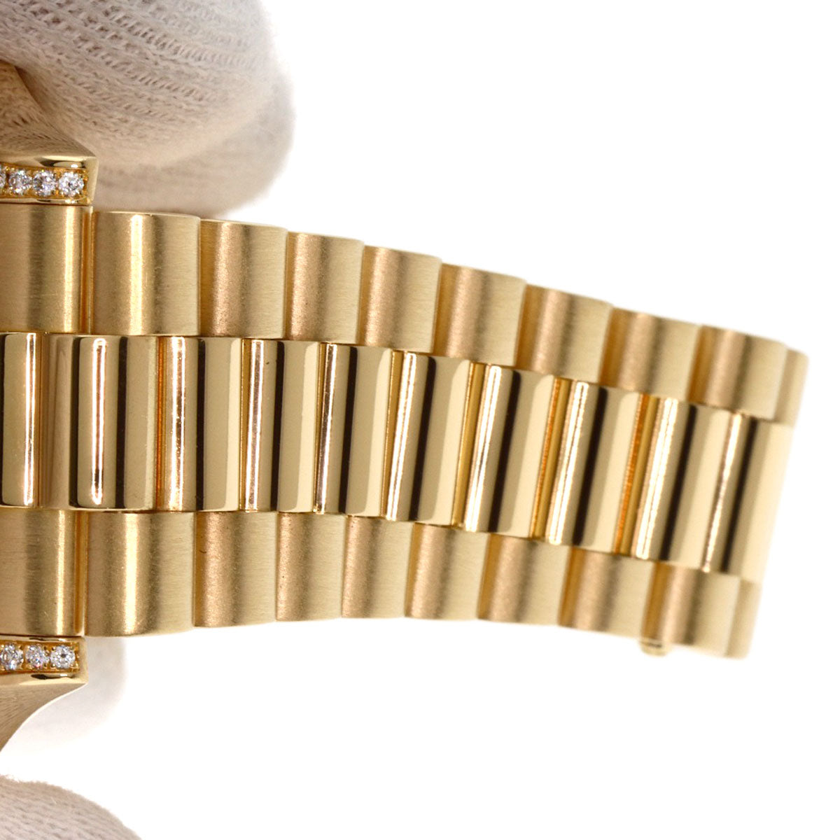 ROLEX Day Date 10P Diamond Watches 118388A K18 Yellow Gold/18K Yellow Gold mens