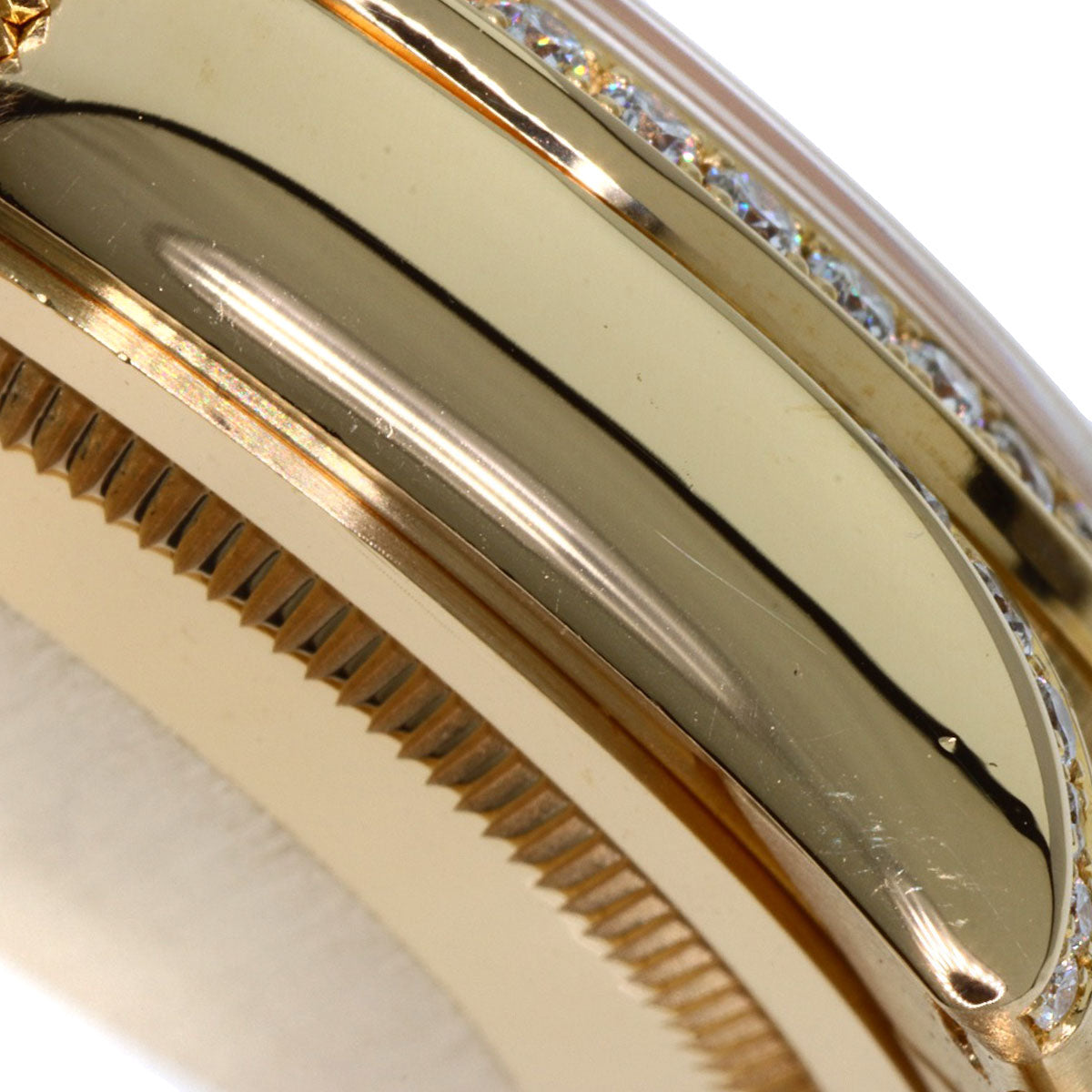 ROLEX Day Date 10P Diamond Watches 118388A K18 Yellow Gold/18K Yellow Gold mens